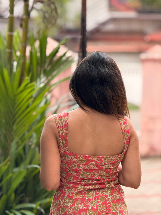 Geeth-Hand Block Printed Short Kurti